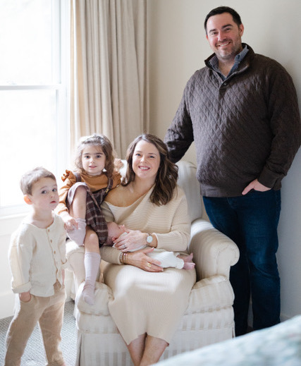 Dr. Hunter with her family